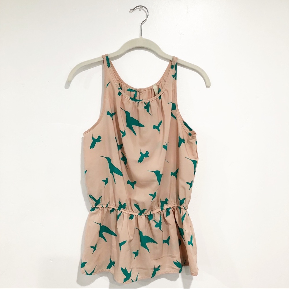 Paper Crane Sleeveless Hummingbird Tank